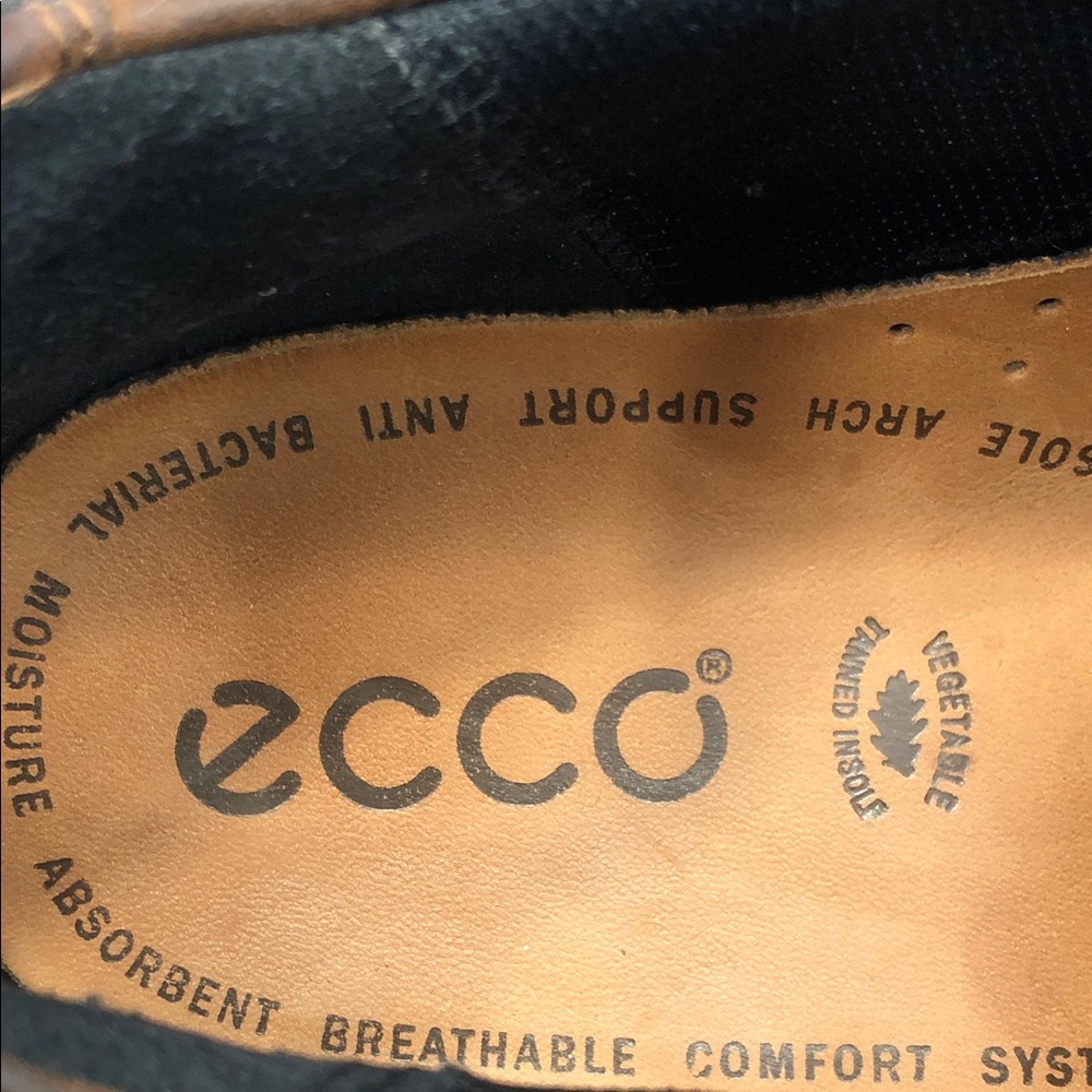 ECCO Track GORE-TEX Brown Leather Walking Shoes – Men’s EU 46 / US 12–12.5 - Picture 2 of 16